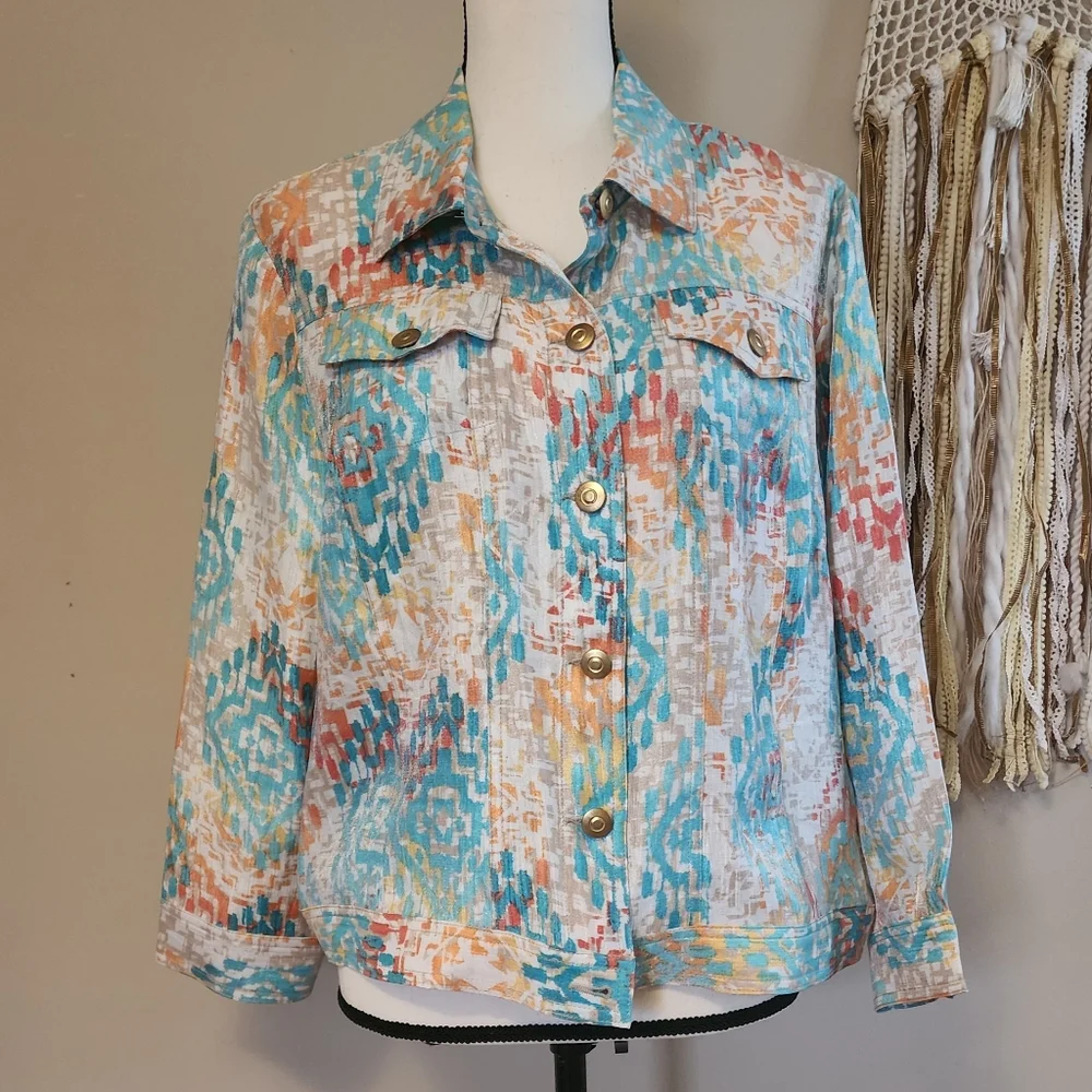 Ruby Rd. Women's Top/Lightweight Jacket - Picture 1 of 3